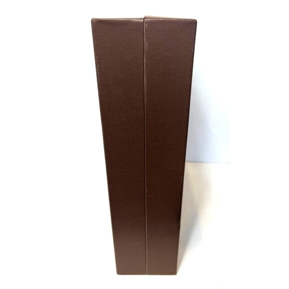 Louis Vuitton Empty Chocolate Brown Box Large 17W x 14D x 4.5H Storage Display - Picture 7 of 16